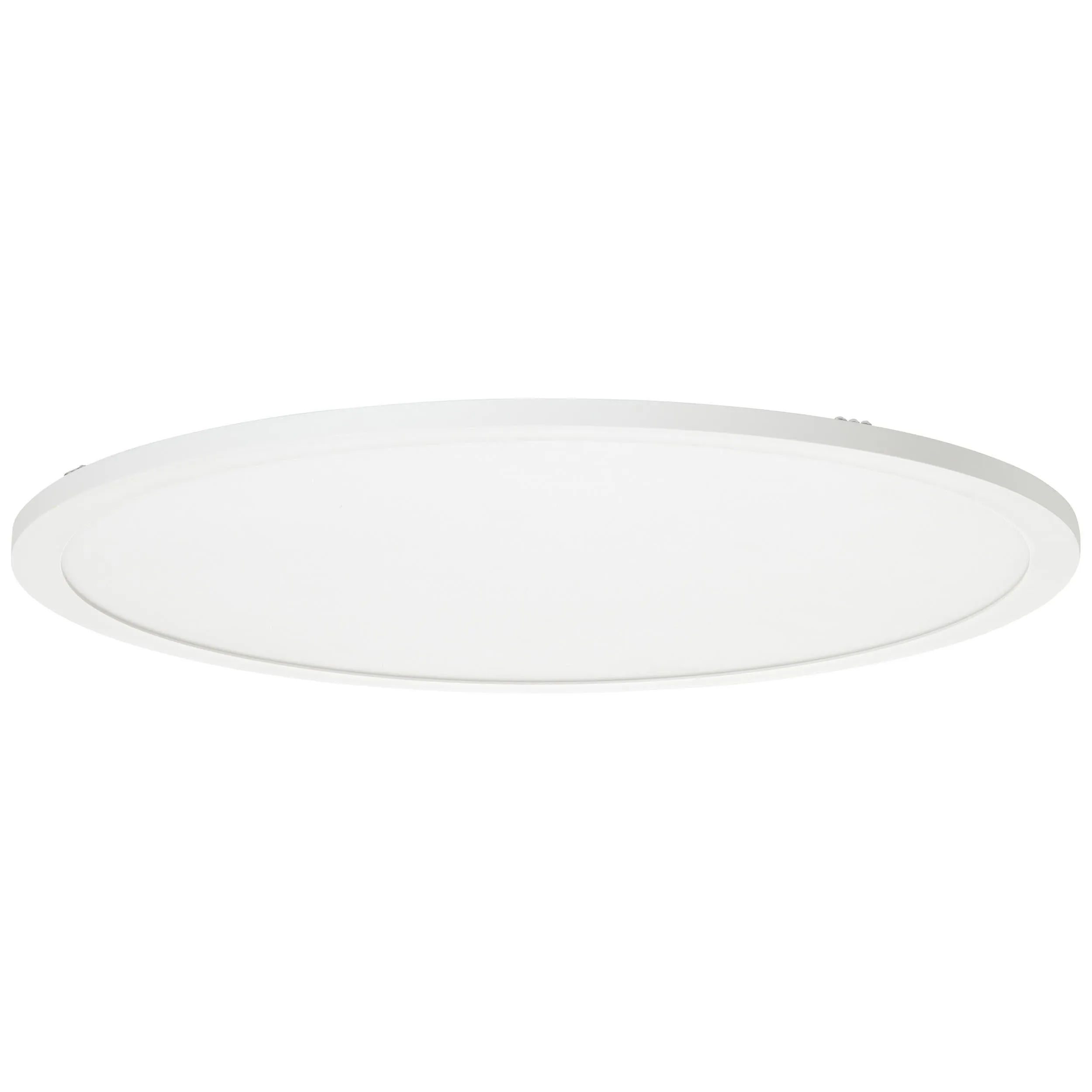 Brilliant 1 Light 40W Abie LED Round Ceiling Panel - White | G97061/05