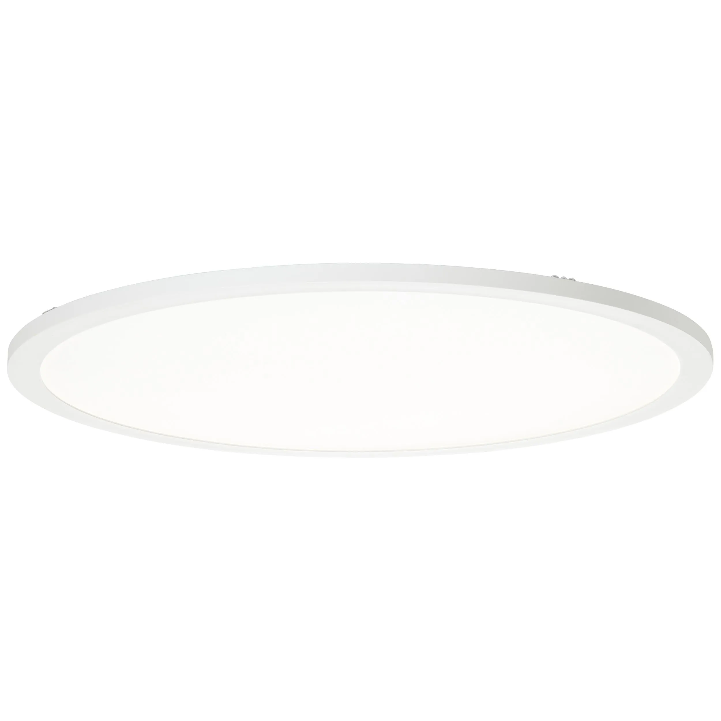 Brilliant 1 Light 40W Abie LED Round Ceiling Panel - White | G97061/05