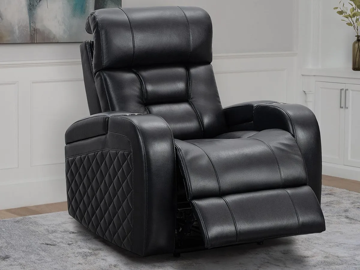 Bronston® Leather Theater Power Recliner with Power Headrest