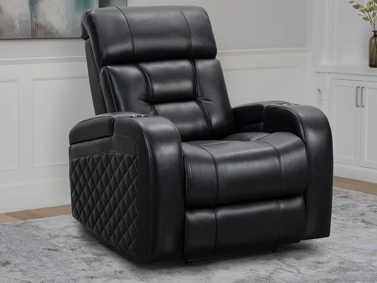 Bronston® Leather Theater Power Recliner with Power Headrest