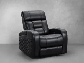 Bronston® Leather Theater Power Recliner with Power Headrest