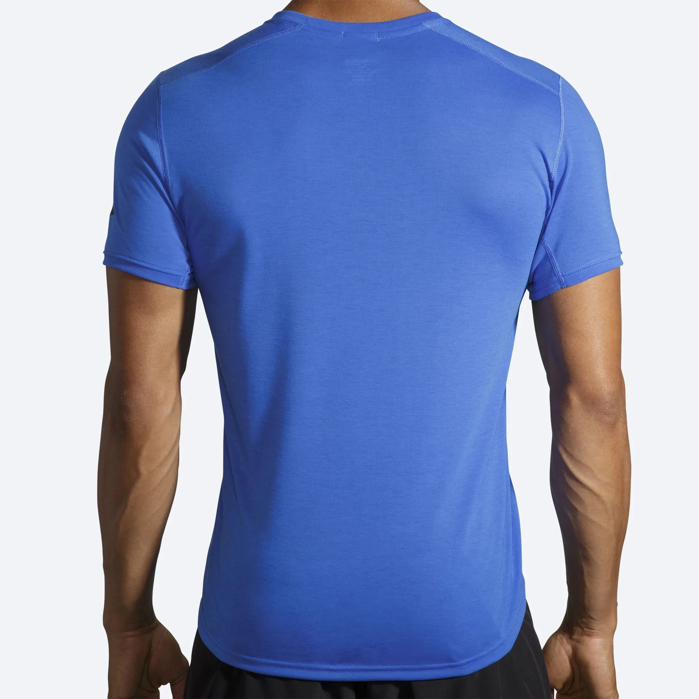 Brooks | Distance Short Sleeve | Men's | Heather Bluetiful