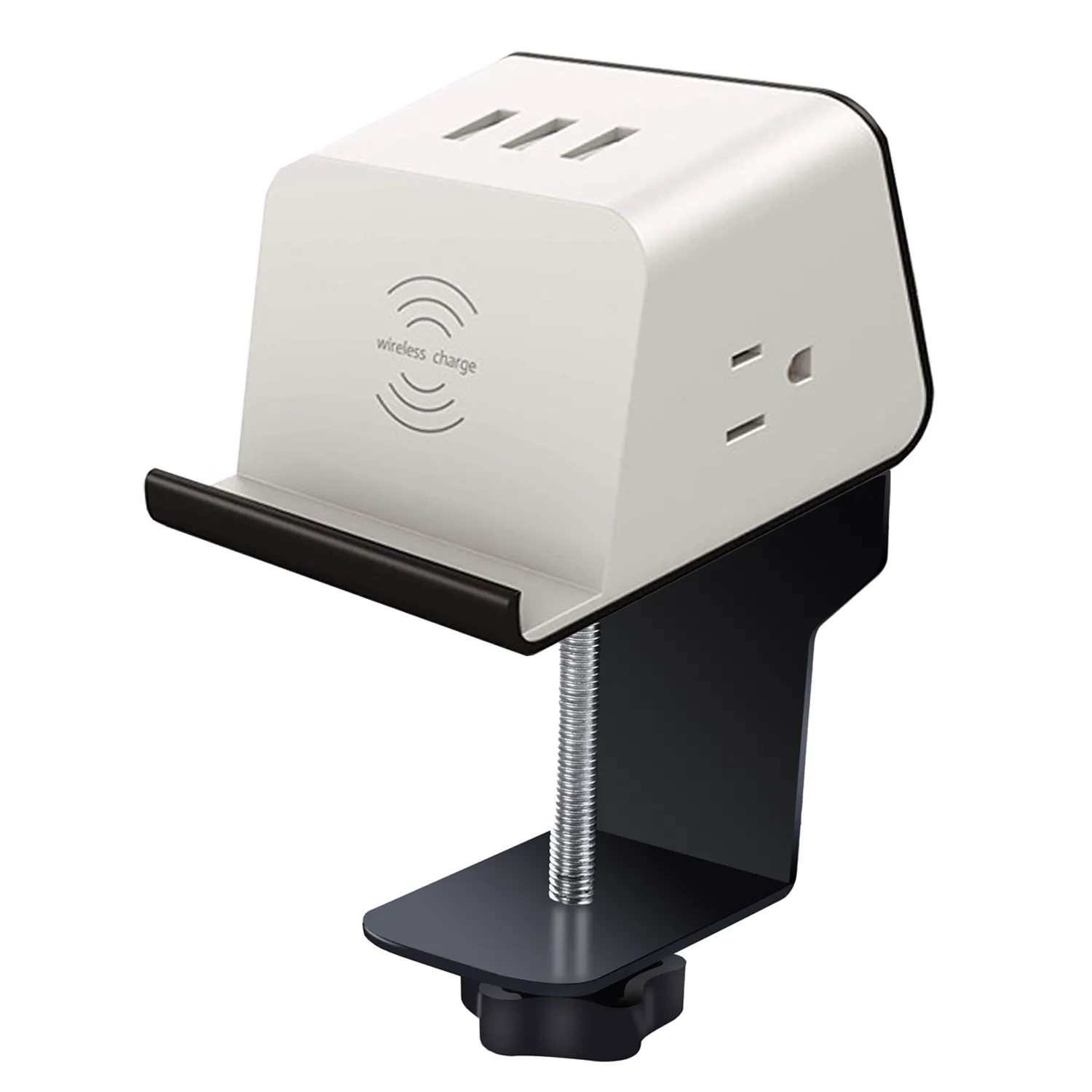 Clamp-on Wireless Charger Power Station