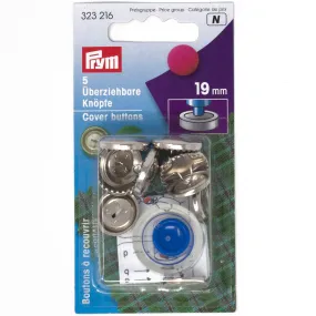 Cover Buttons With Tool, 19mm