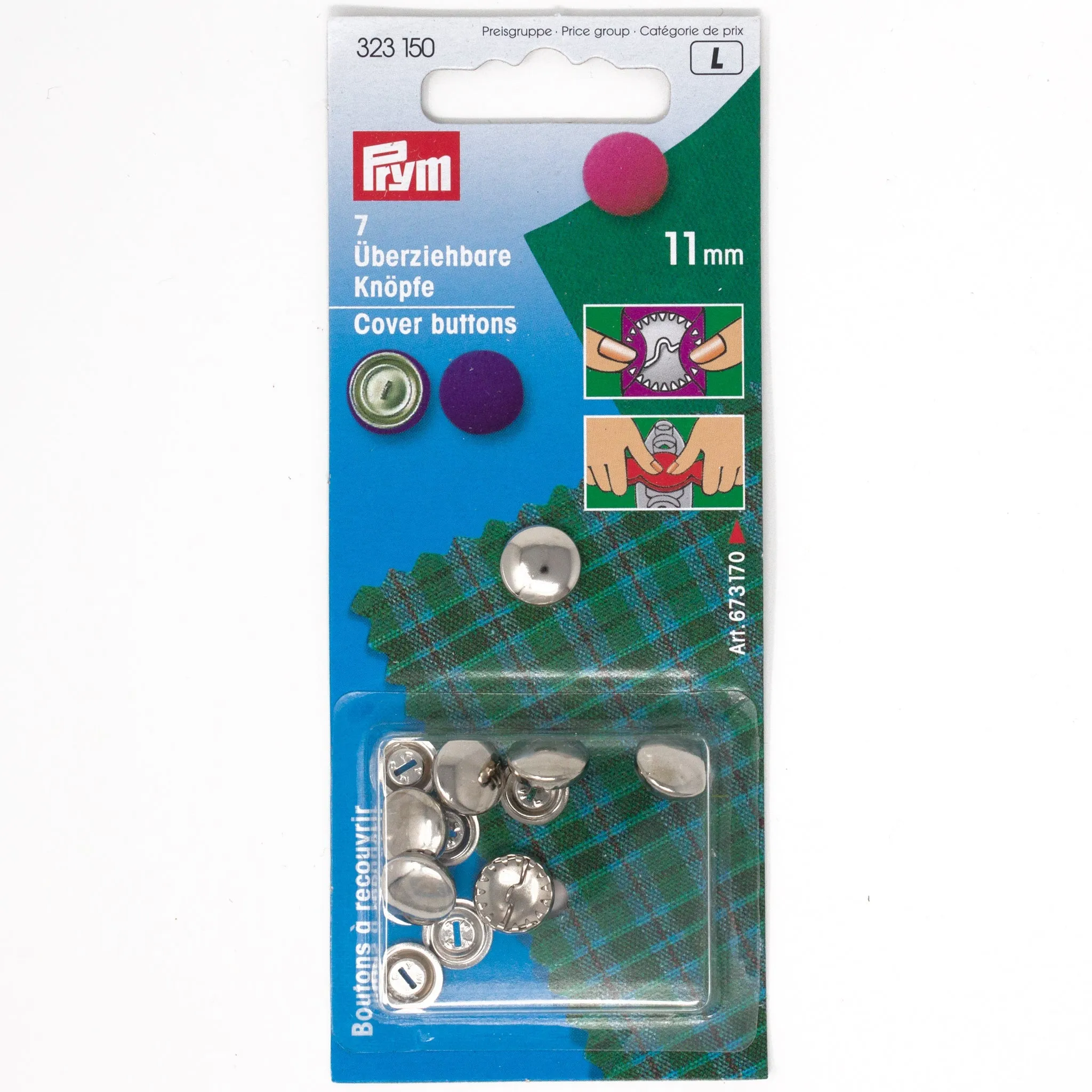 Cover Buttons Without Tool, 11mm