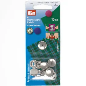 Cover Buttons Without Tool, 15mm