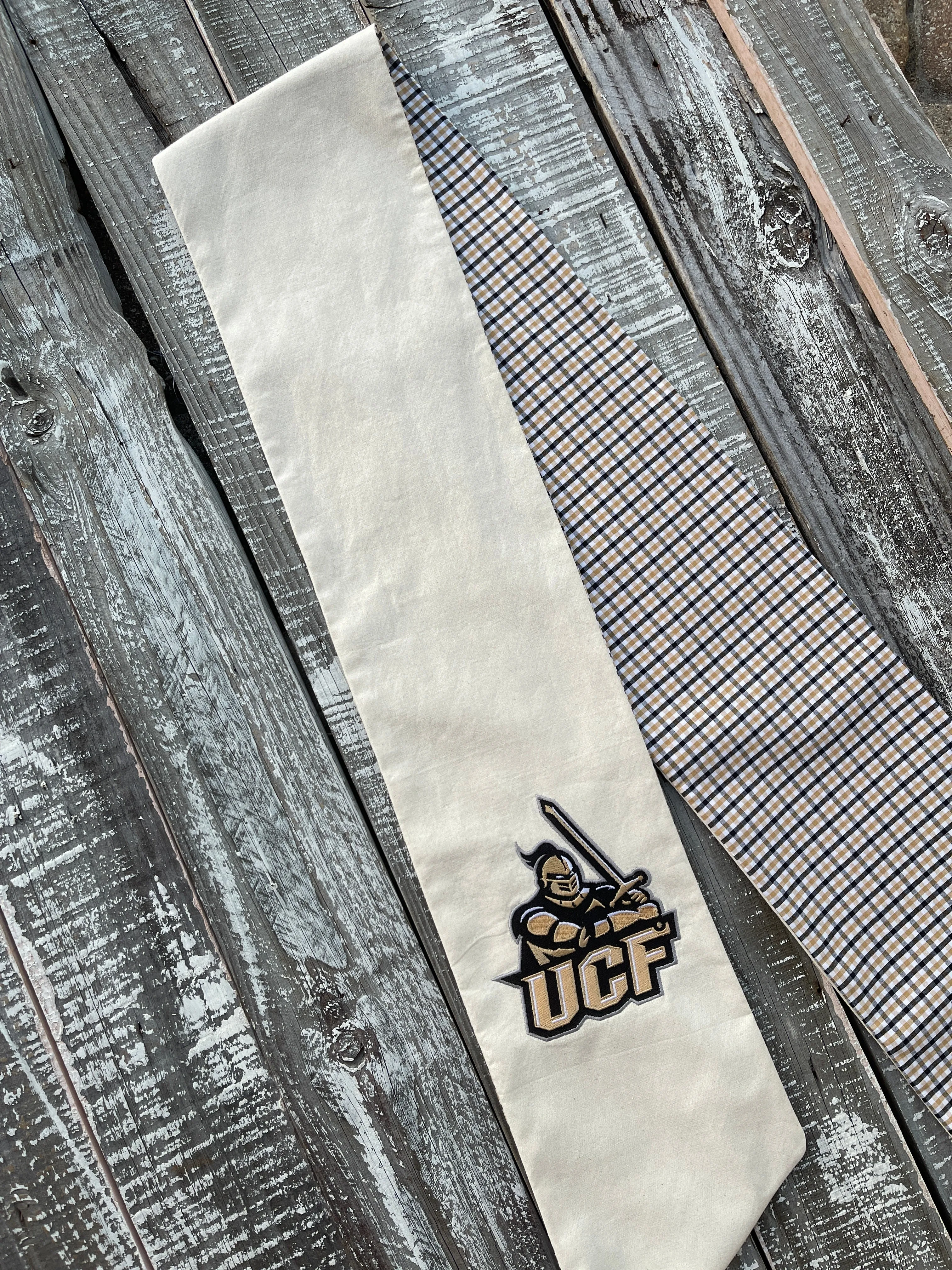Custom Embroidered, Personalized, Monogrammed Seersucker, Gingham, or Solid SINGLE Sash with TWO Patterns