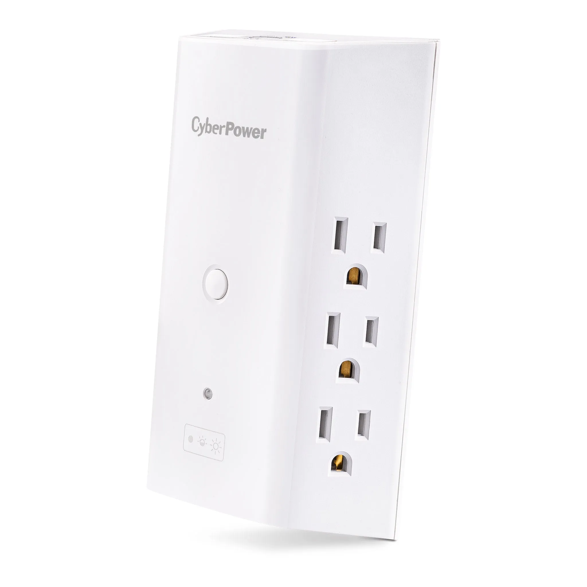 CyberPower P6WUCL 6-Outlet Wall Tap with 3 USB Ports and Night Light