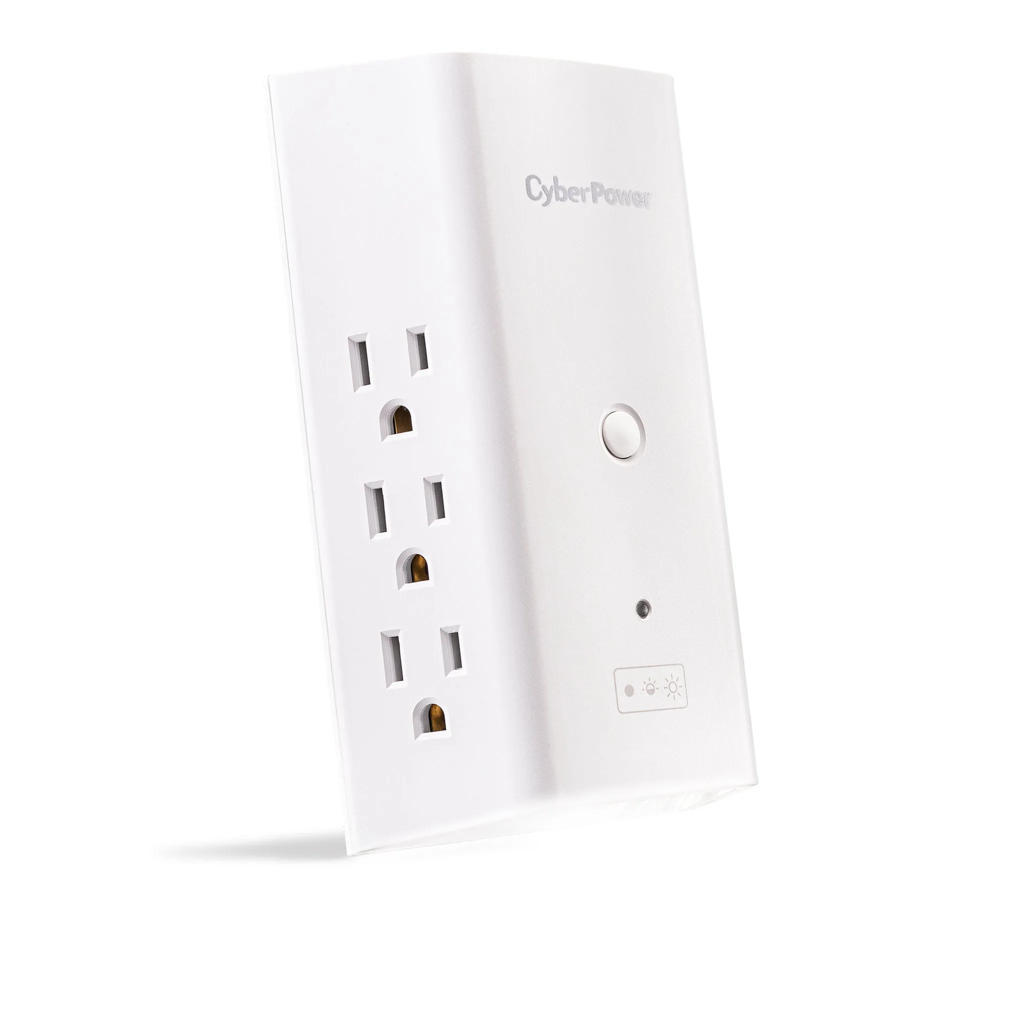 CyberPower P6WUCL 6-Outlet Wall Tap with 3 USB Ports and Night Light
