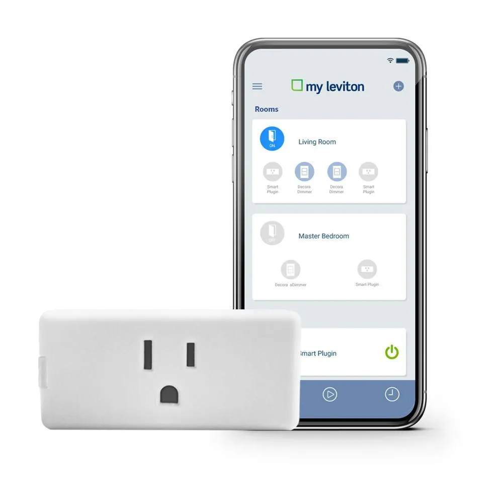 Decora Smart Wi-Fi Mini Plug-In Single Outlet, No Hub Required, Works with Alexa and Google Assistant, White