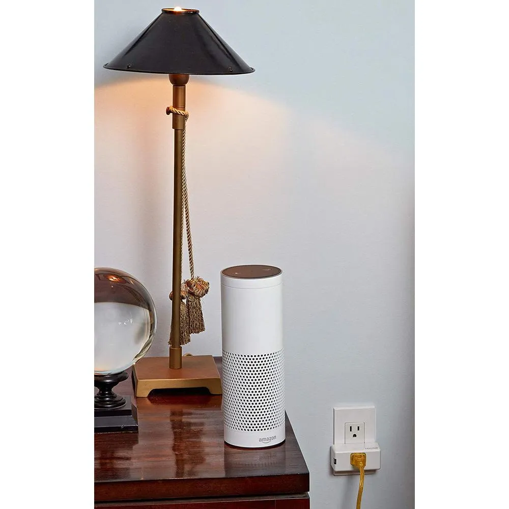 Decora Smart Wi-Fi Mini Plug-In Single Outlet, No Hub Required, Works with Alexa and Google Assistant, White