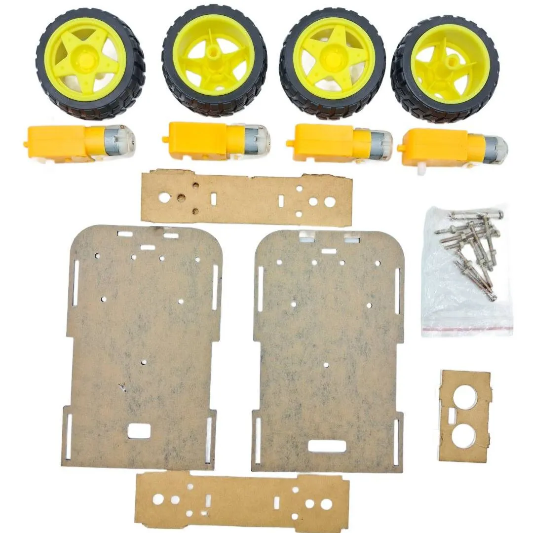 [Design-2] 4WD Chassis Robust and Versatile Robot Platform Kit