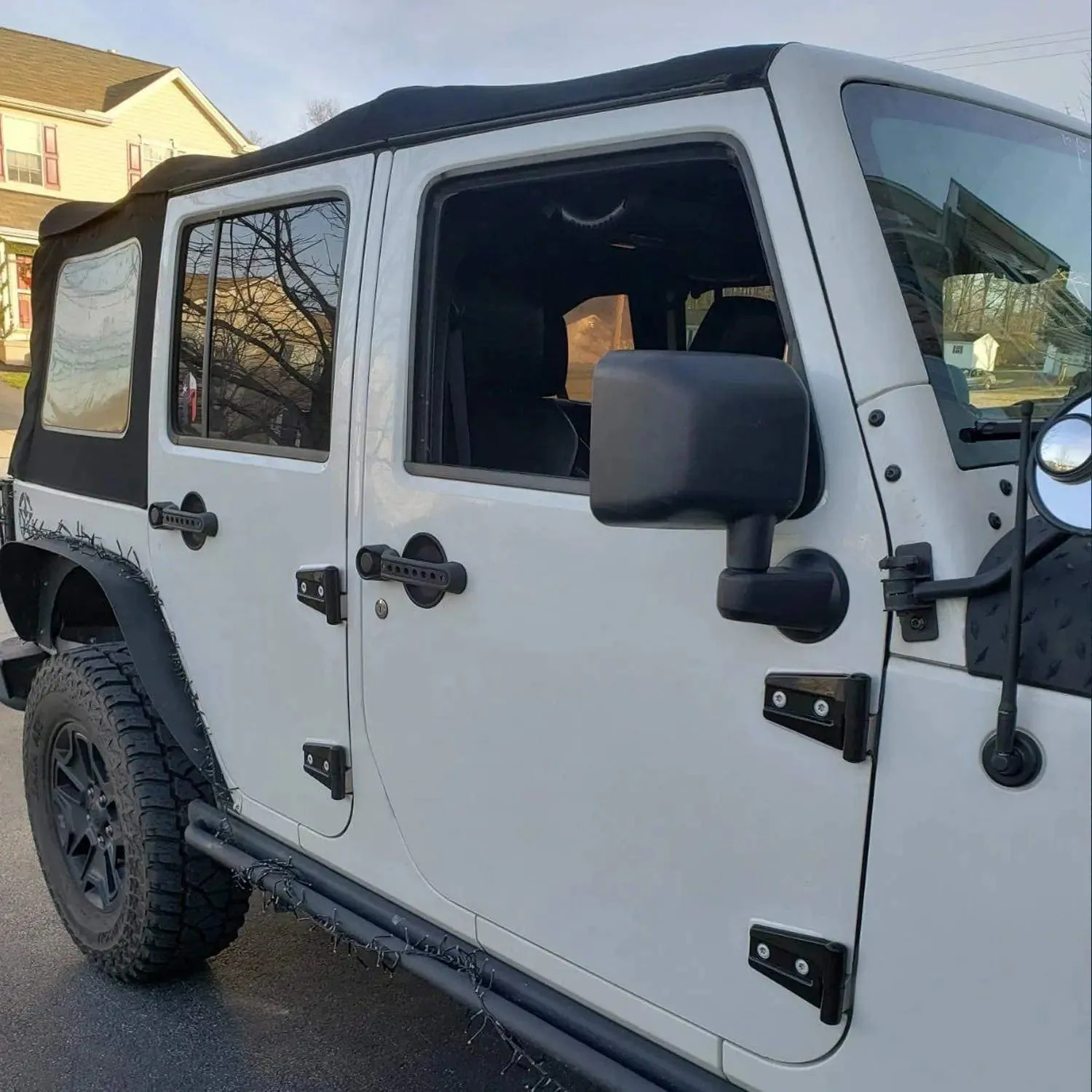 Door Hinge Cover For 2007-2017 Jeep Wrangler Unlimited 4Door (8 Pcs)