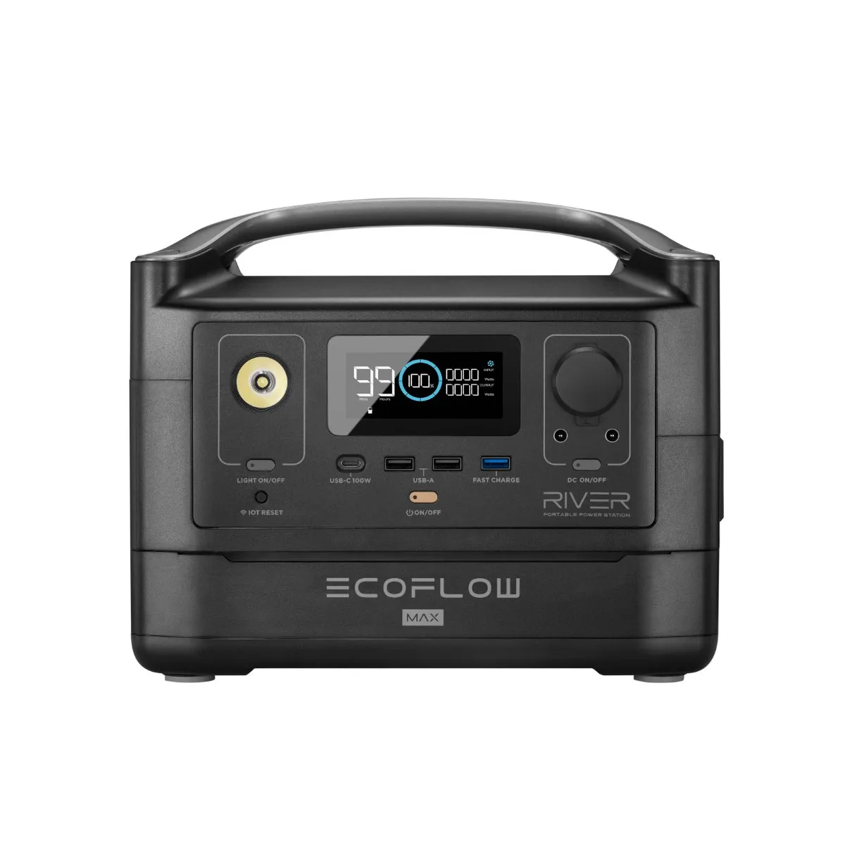EcoFlow RIVER MAX Portable Power Station - 2 Years Local Manufacturer Warranty