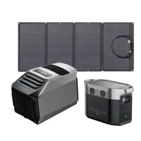 EcoFlow WAVE 2 Portable AC   DELTA Max 1600   160W Portable Solar Panel