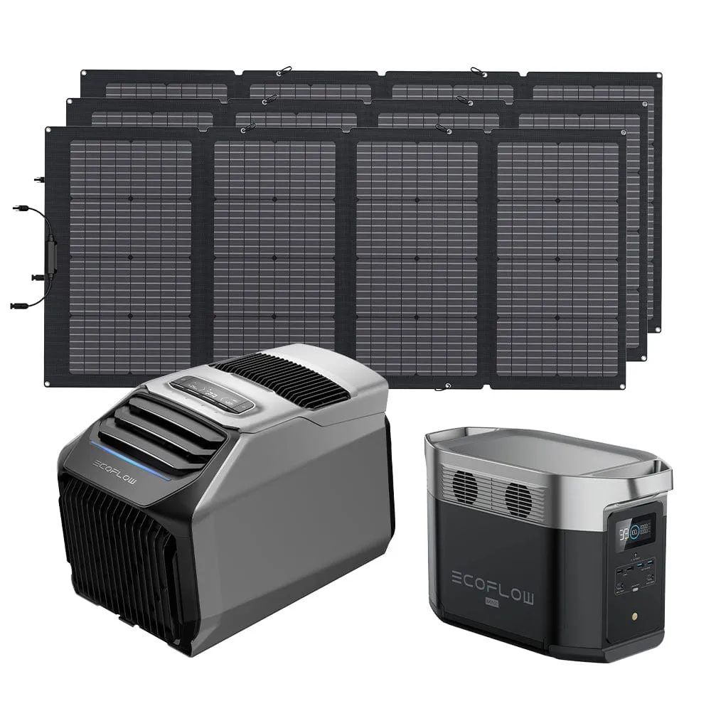 EcoFlow WAVE 2 Portable AC   DELTA Max 1600   220W Portable Solar Panel