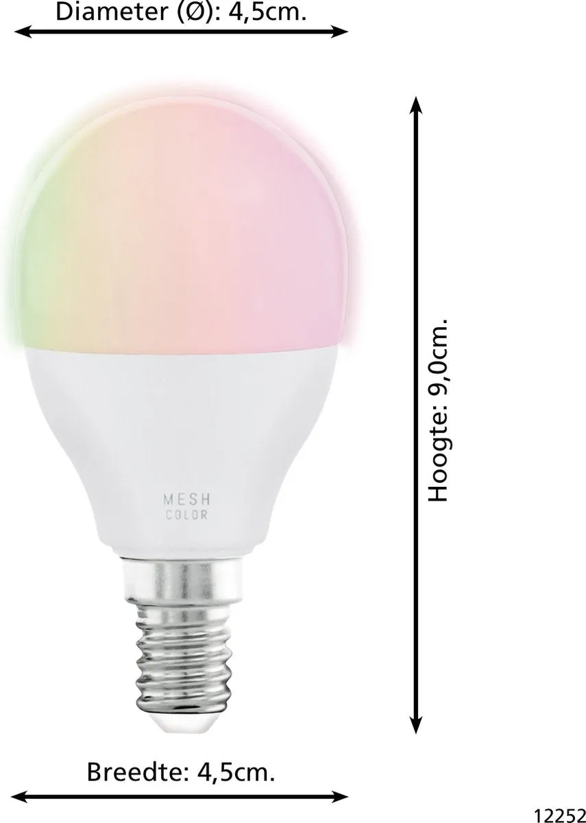 Eglo connect.z P45 4,9W 2700-6500K RGB CW E14 LED Bulb