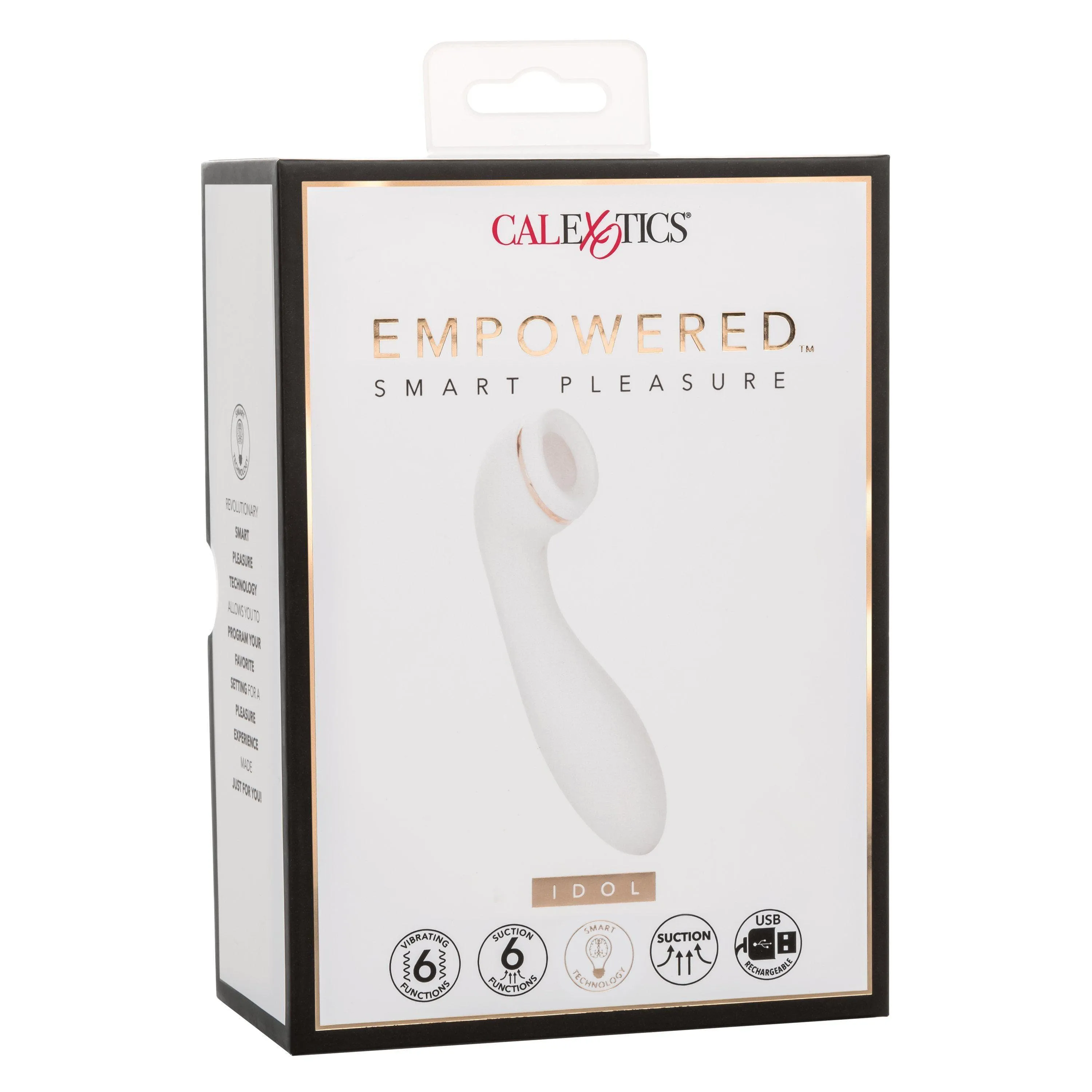 Empowered Smart Pleasure Idol Clitoral Stimulator with Suction and Vibration