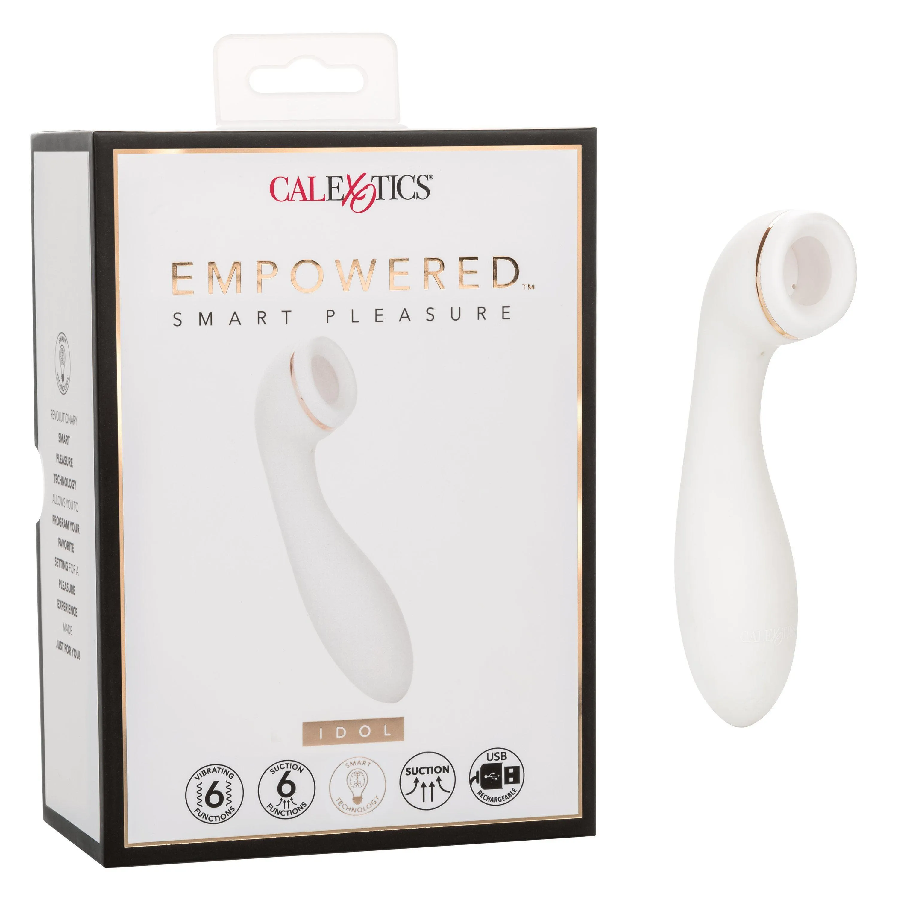 Empowered Smart Pleasure Idol Clitoral Stimulator with Suction and Vibration