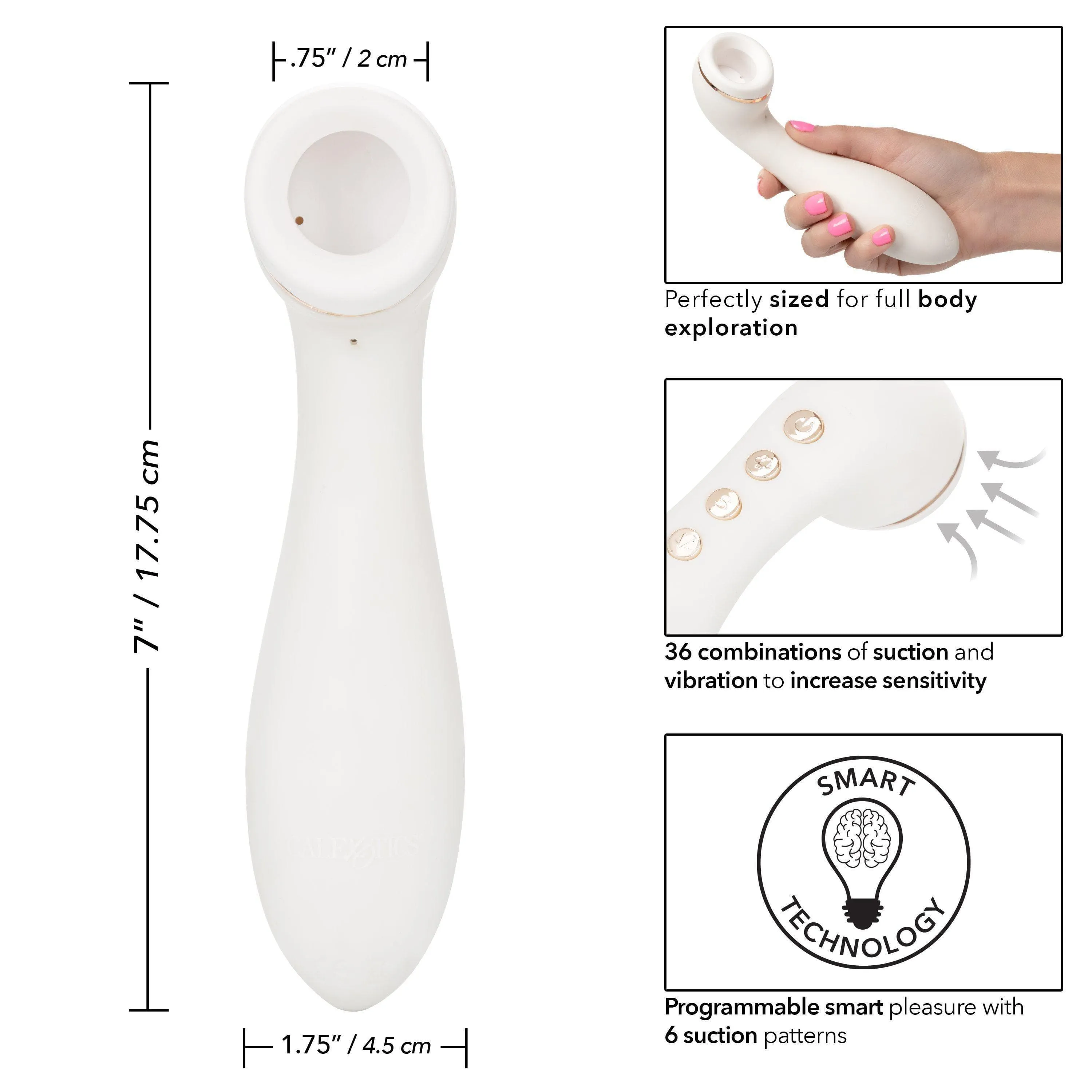 Empowered Smart Pleasure Idol Clitoral Stimulator with Suction and Vibration