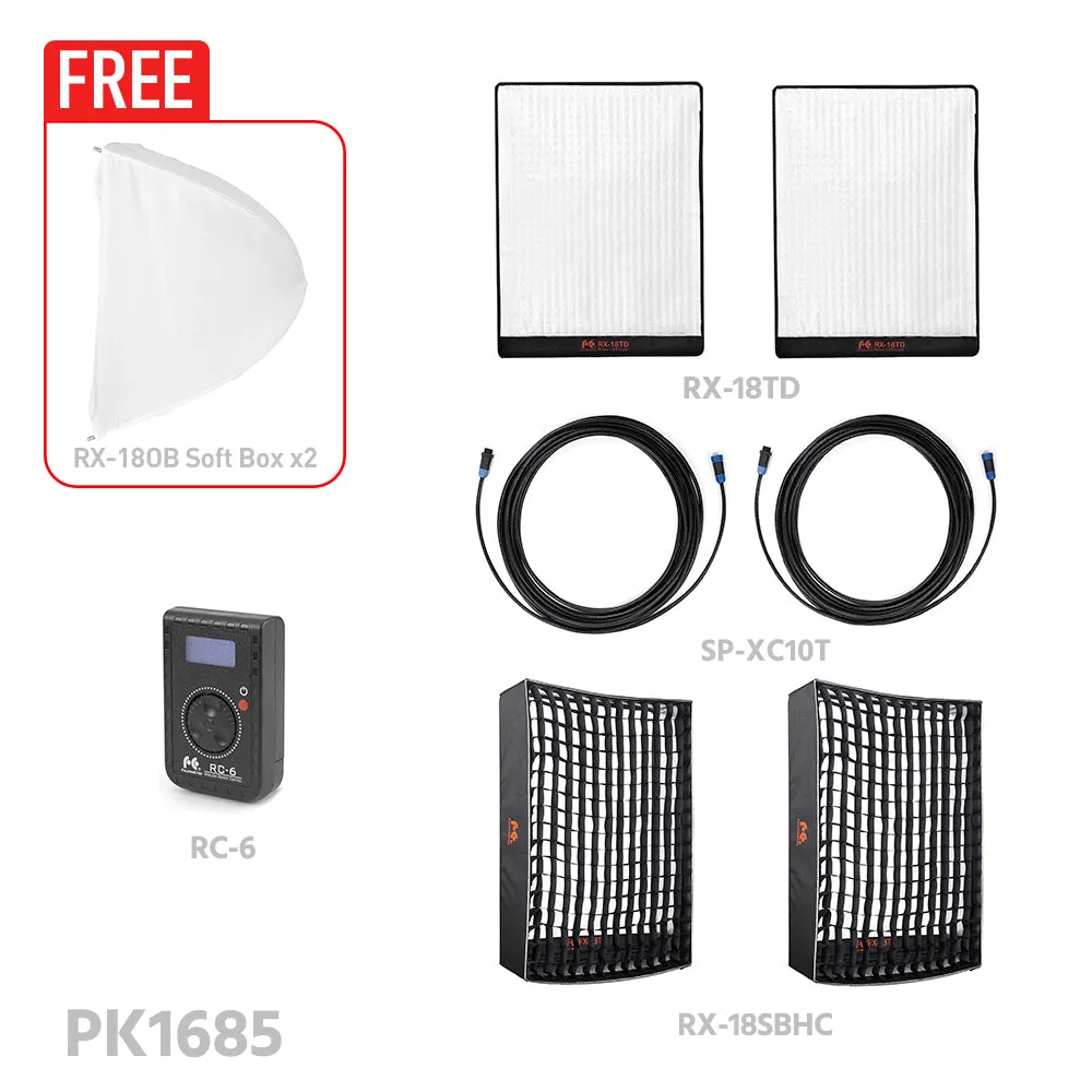 FalconEyes RX-18TD 100W Bi-Color Roll-Flex Flexible LED Panel