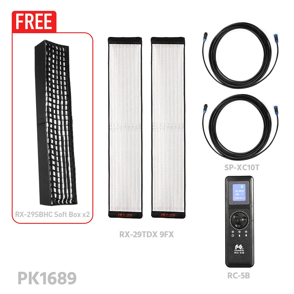 FalconEyes RX-29TDX 9FX 100W Bi-Color Roll-Flex Flexible LED Panel