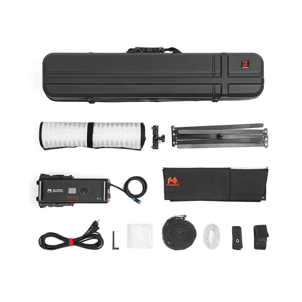 FalconEyes RX-36TDX 250W Bi-Color Roll-Flex Flexible LED Panel