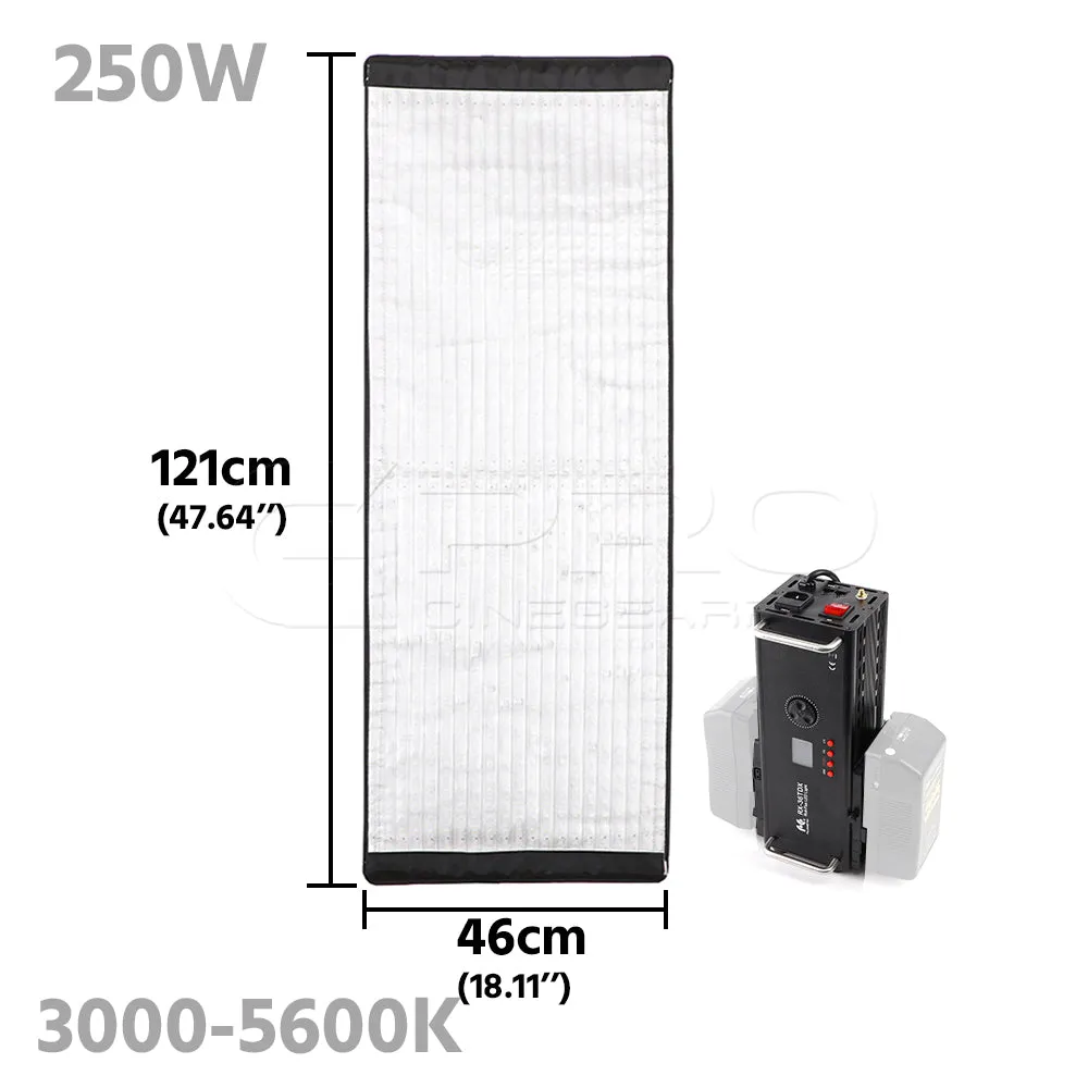FalconEyes RX-36TDX 250W Bi-Color Roll-Flex Flexible LED Panel