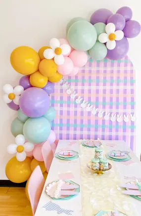 Flower Power DIY Balloon Garland