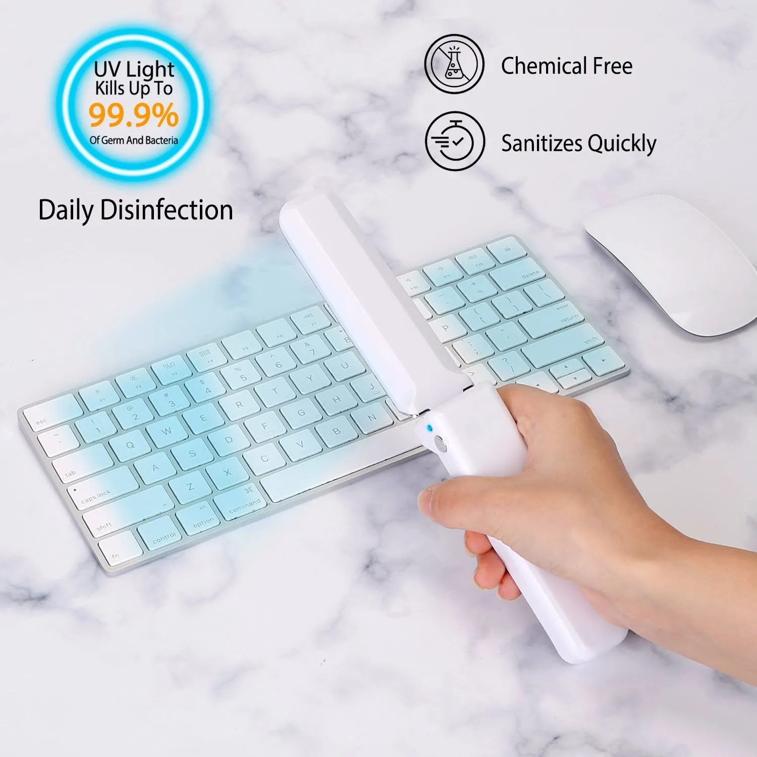 Foldable UV Sanitizer Light Sterilizer Wand