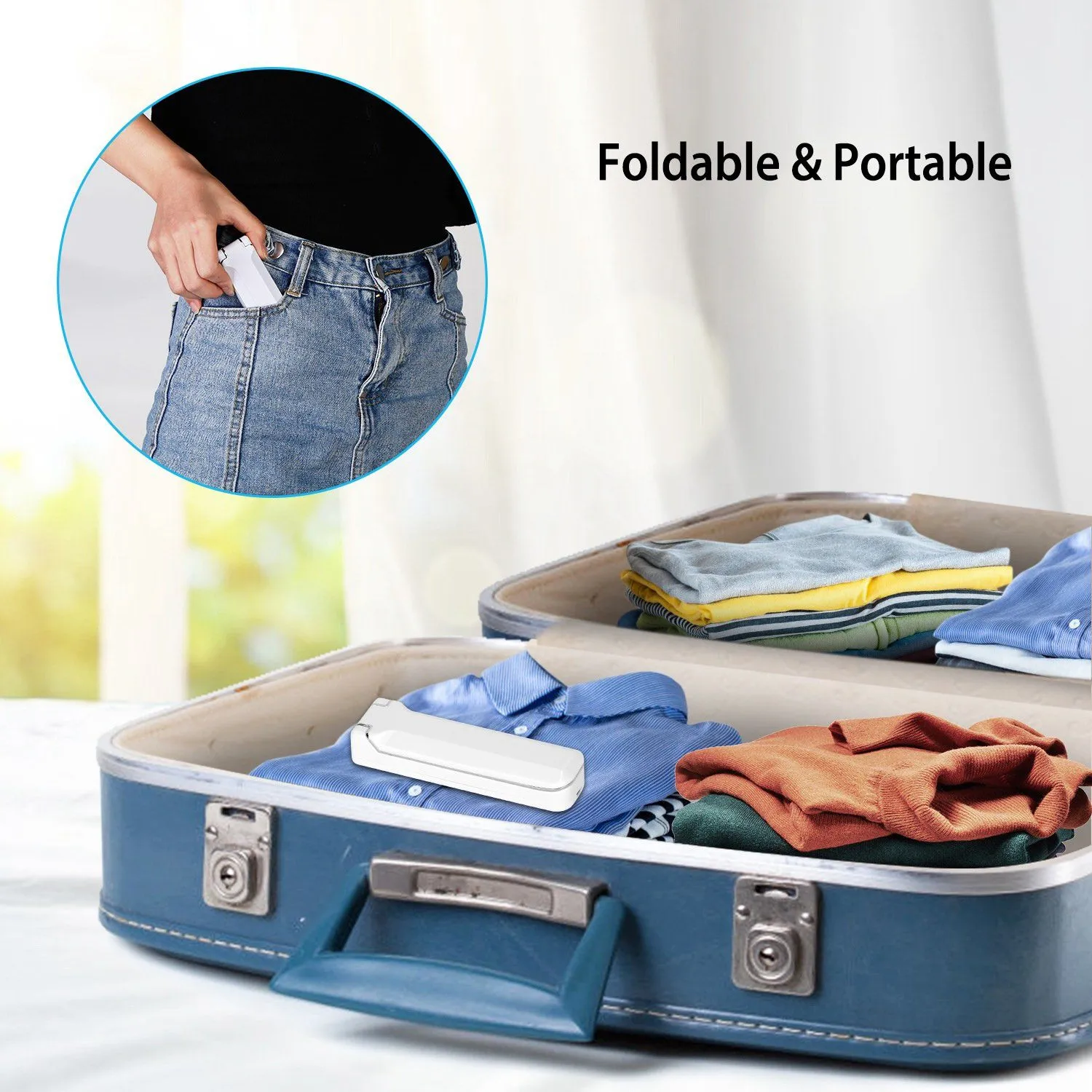 Foldable UV Sanitizer Light Sterilizer Wand