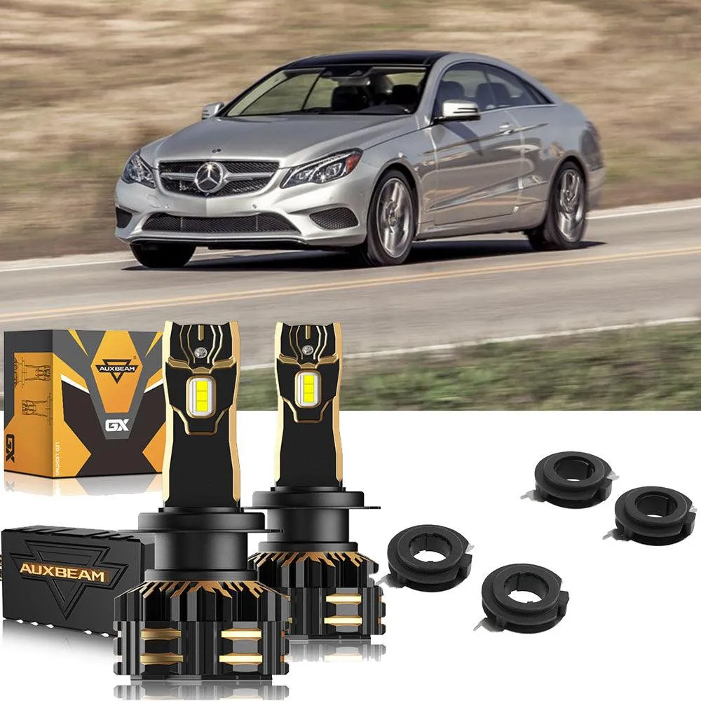 For 2014 Mercedes Benz E350 Coupe 4matic H7 LED Headlight Bulbs