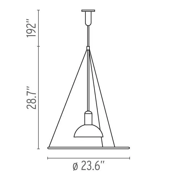 Frisbi Suspension Lamp