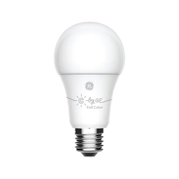 General Electric 93114151 CYNC Smart Light Bulb, Full Color, App and Voice Control, Google Home Compatible, Medium Base,