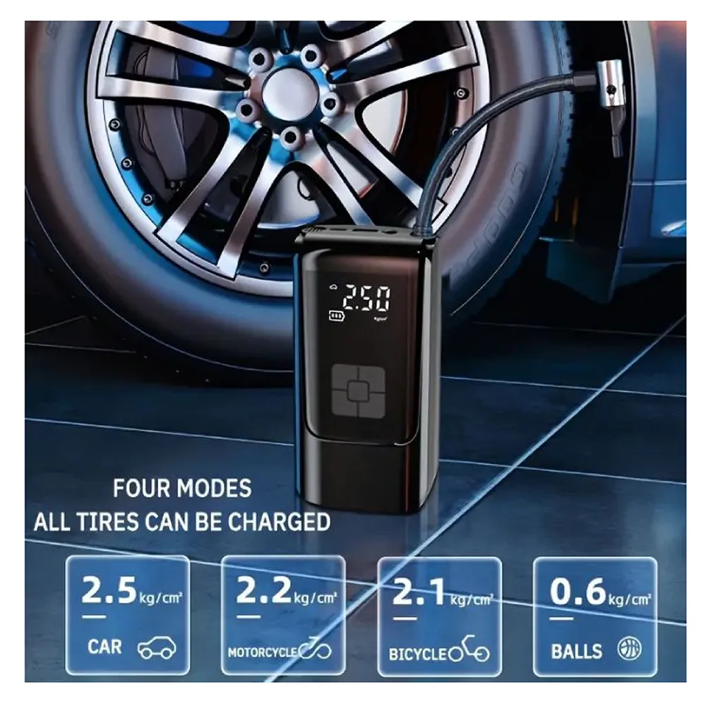 High Pressure Wireless Automate Car Air Pump Jn-010