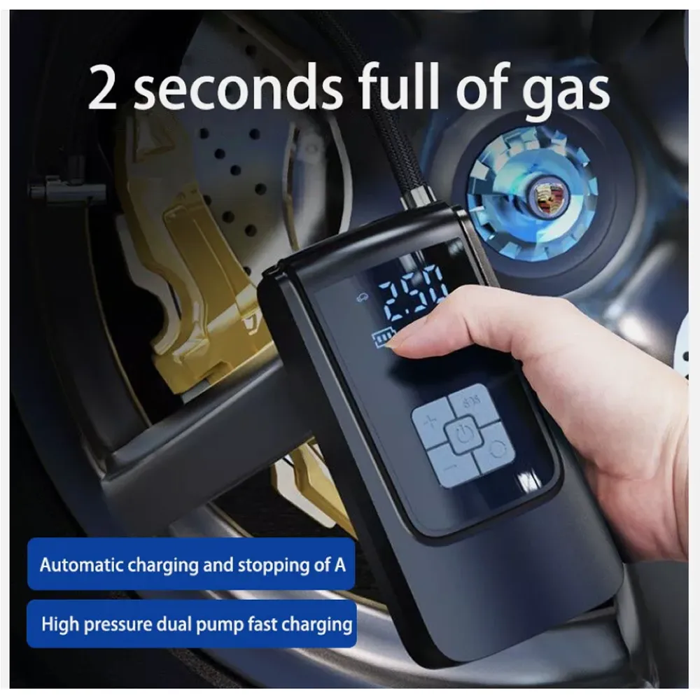 High Pressure Wireless Automate Car Air Pump Jn-010