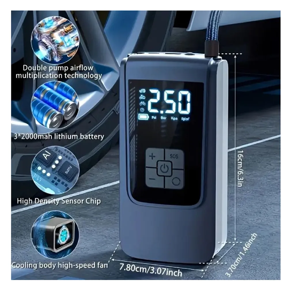 High Pressure Wireless Automate Car Air Pump Jn-010