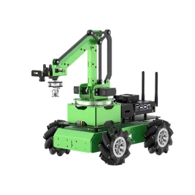 Hiwonder JetMax Pro JETSON NANO Robot Arm with Mecanum Wheel Chassis/ Electric Sliding Rail Support ROS Python