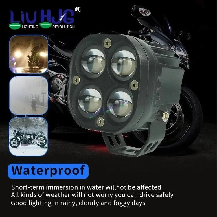 HJG 4x4 CREE LED Foglight Rectangle Mini Rgbw 12v Modular Offroad Led Pods Laser Rgb 3 Inch Led Work Light, Set of 2 HJG Foglight