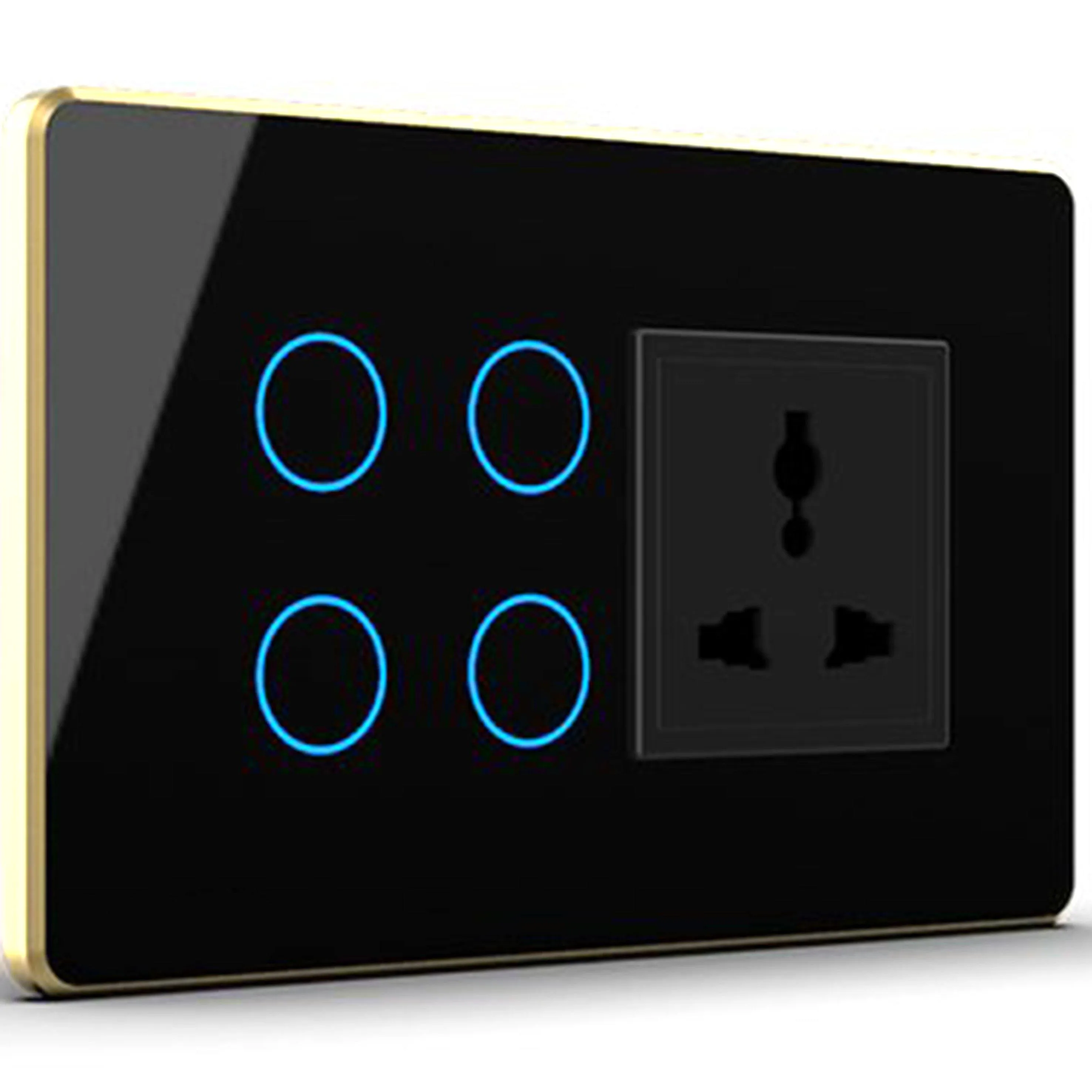 HOGAR SMART 4 1 TOUCH SWITCH PANELS WITH BUILT-IN AUTOMATION