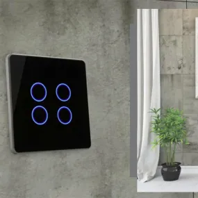 HOGAR SMART FOUR TOUCH SWITCH PANLES WITH BUILT-IN AUTOMATION