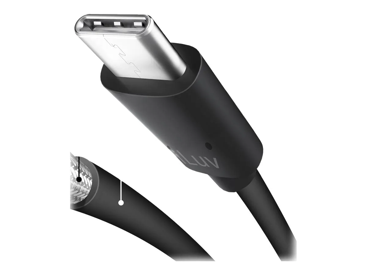 iLuv Charge & Sync USB-C To USB-A Cable 3ft