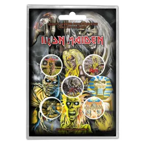 Iron Maiden "Early Albums" 5 Button Pack