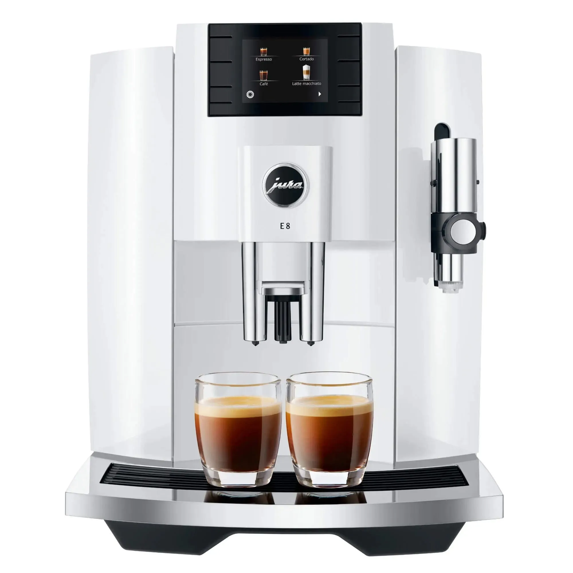 Jura E8 Piano White Automatic Coffee Machine 15422
