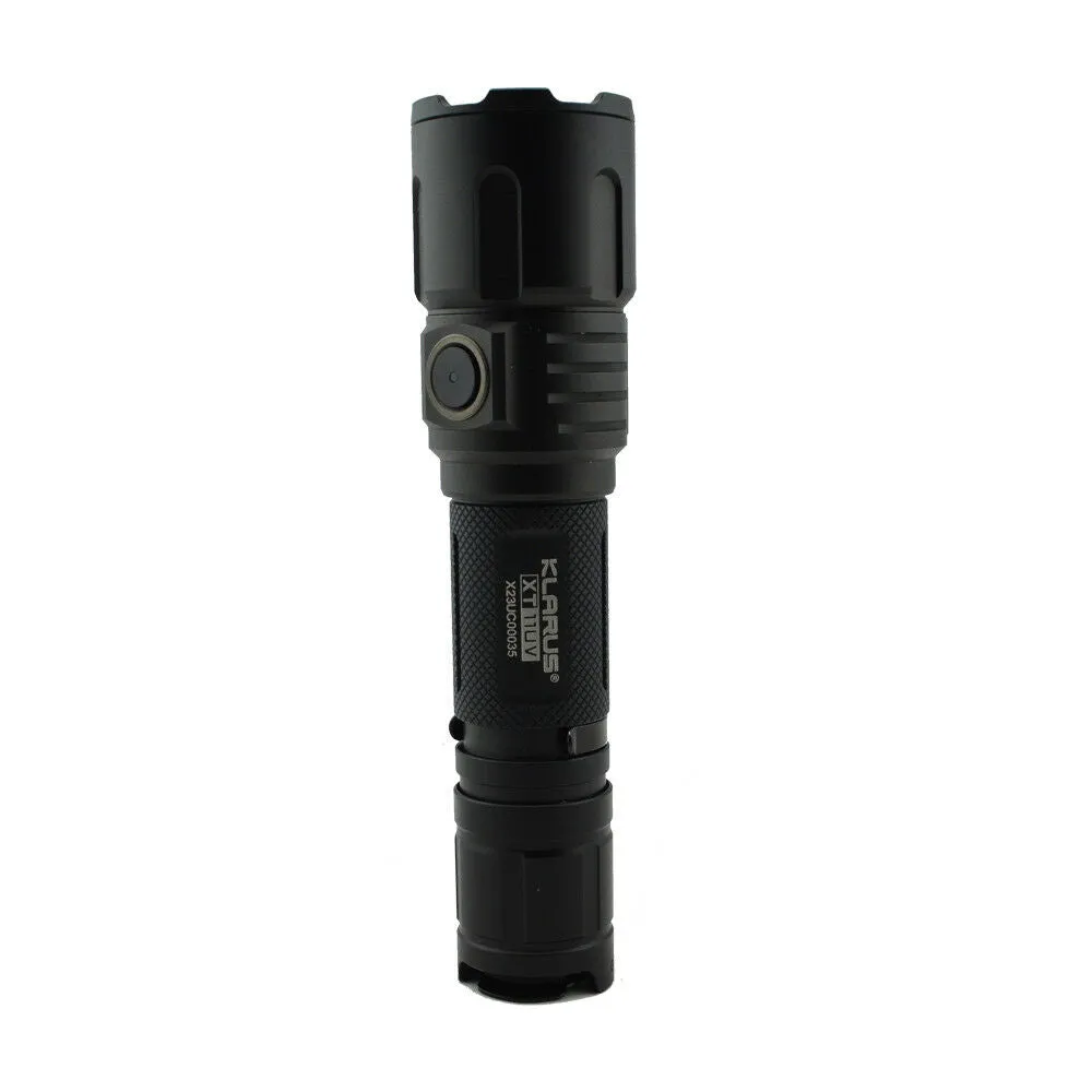 Klarus XT11UV 900 Lumen CREE LED Rechargeable Flashlight, White and UV Light