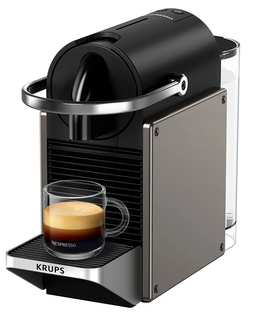 Krups Pixie Coffee Machine | Titanium