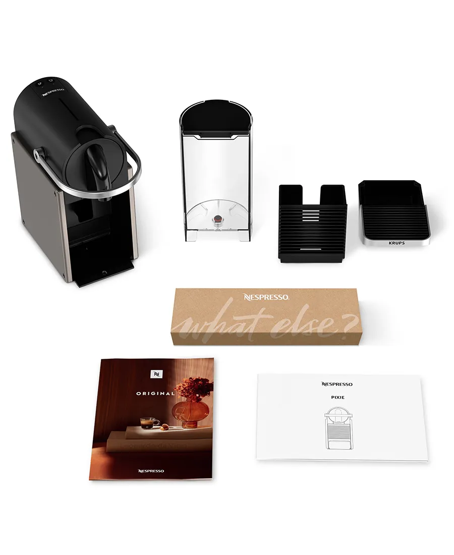 Krups Pixie Coffee Machine | Titanium