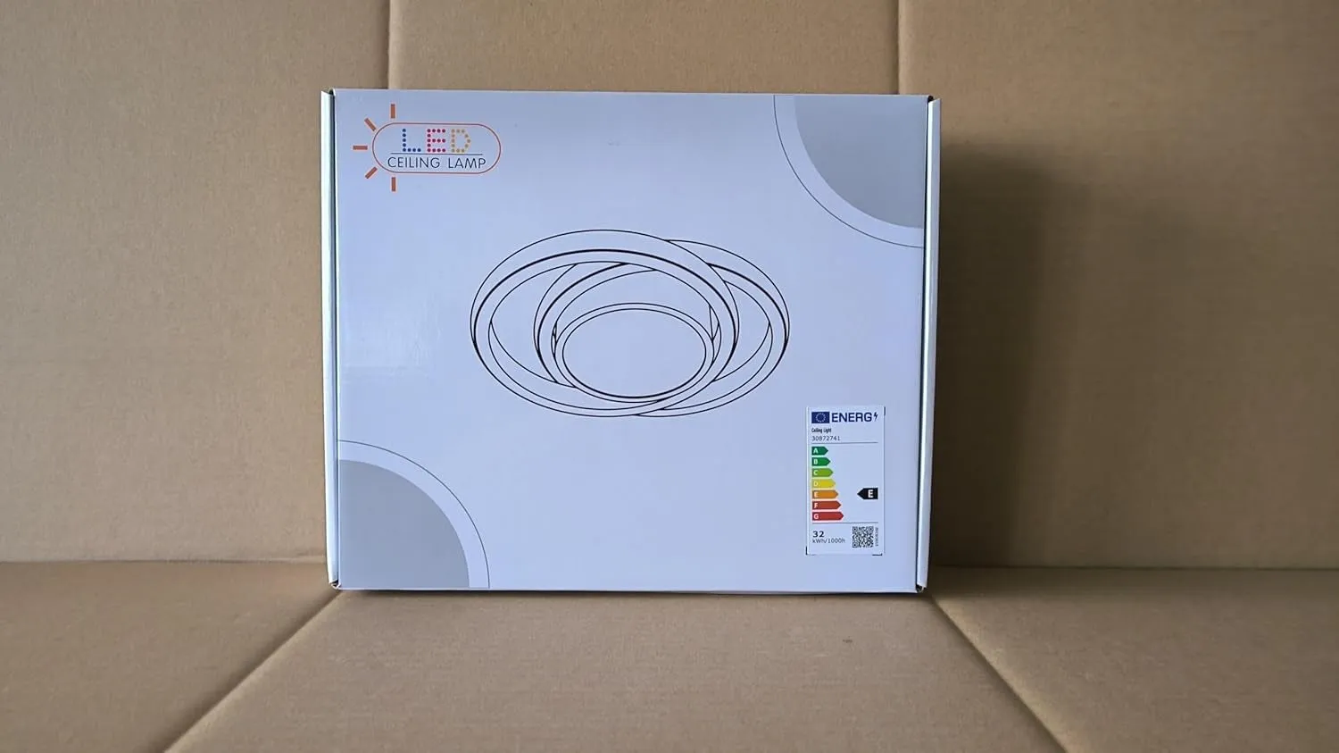 LED Ceiling Lights, 32W 2350LM Ceiling Lamp, Dia 28cm Round Modern Design Ceiling Lighting Fixturefor Hallway Balcony Bedroom Corridor, Natural Light 4500K