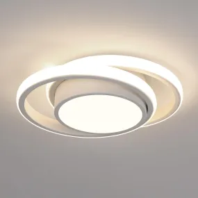 LED Ceiling Lights, 32W 2350LM Ceiling Lamp, Dia 28cm Round Modern Design Ceiling Lighting Fixturefor Hallway Balcony Bedroom Corridor, Natural Light 4500K