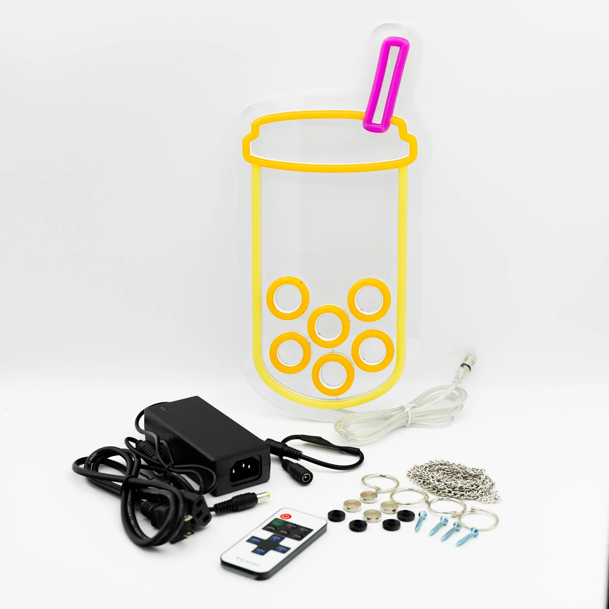 LED Neon Boba Cup